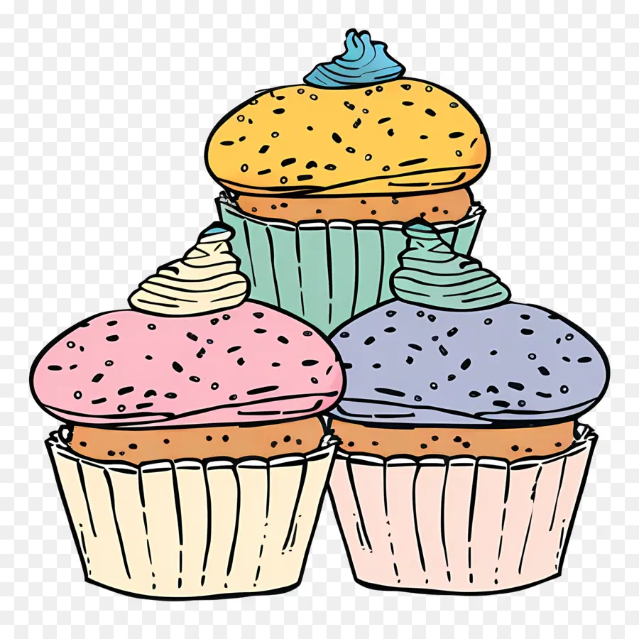 Muffin，Cupcakes PNG