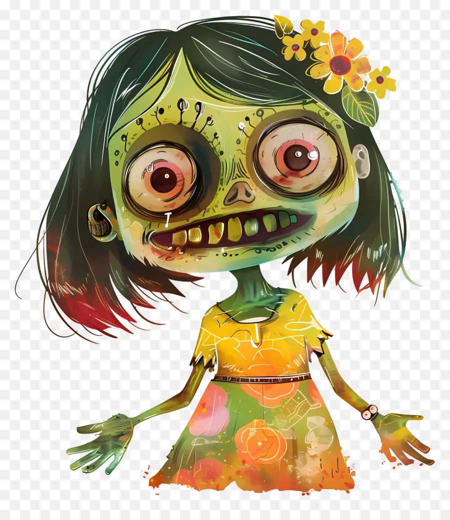 Zombie，Zombie Gadis PNG