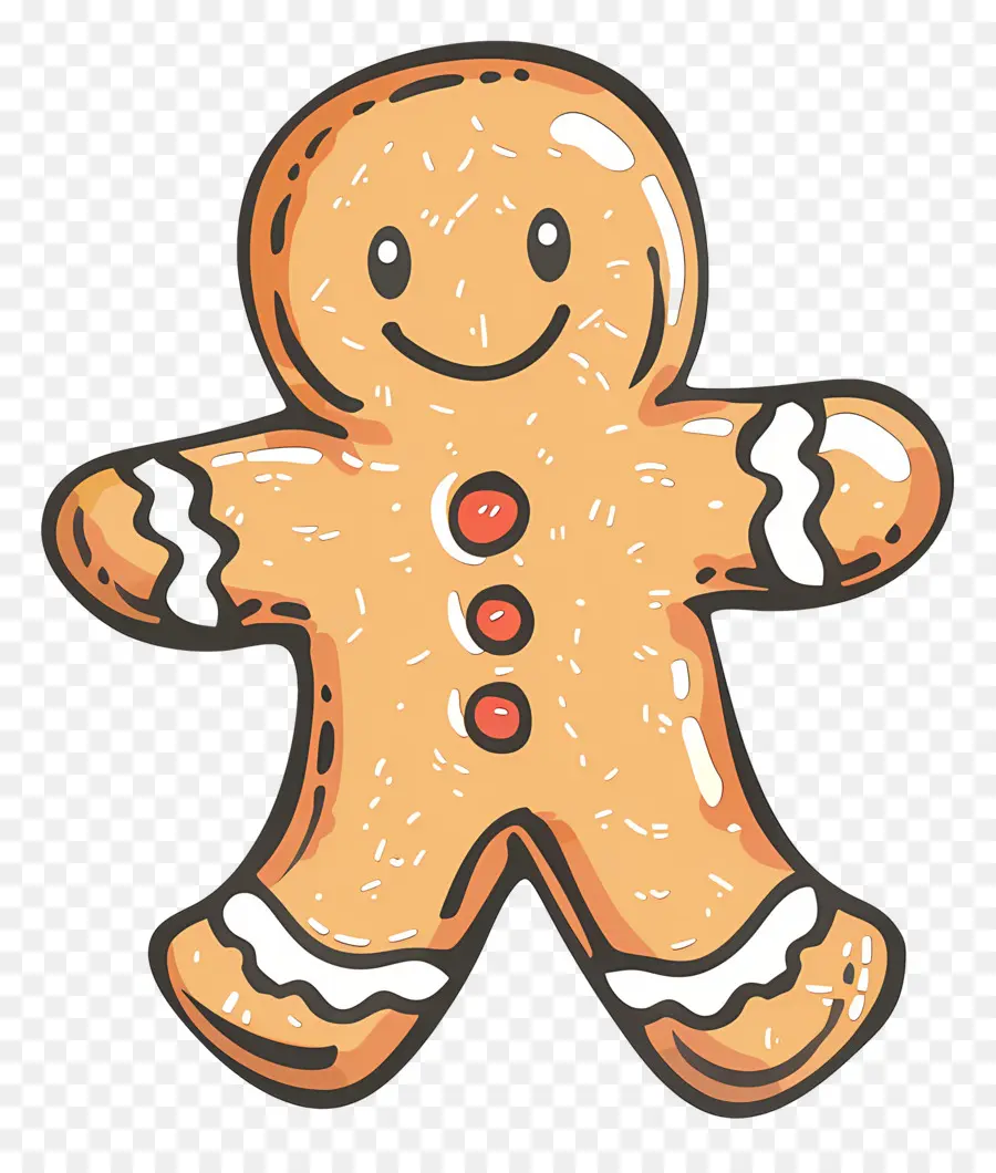 Cookie Gingerbread Natal，Manusia Kue Jahe PNG