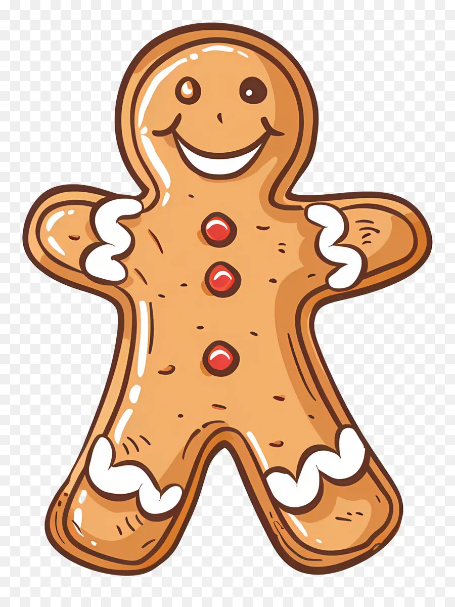 Cookie Gingerbread Natal，Manusia Kue Jahe PNG