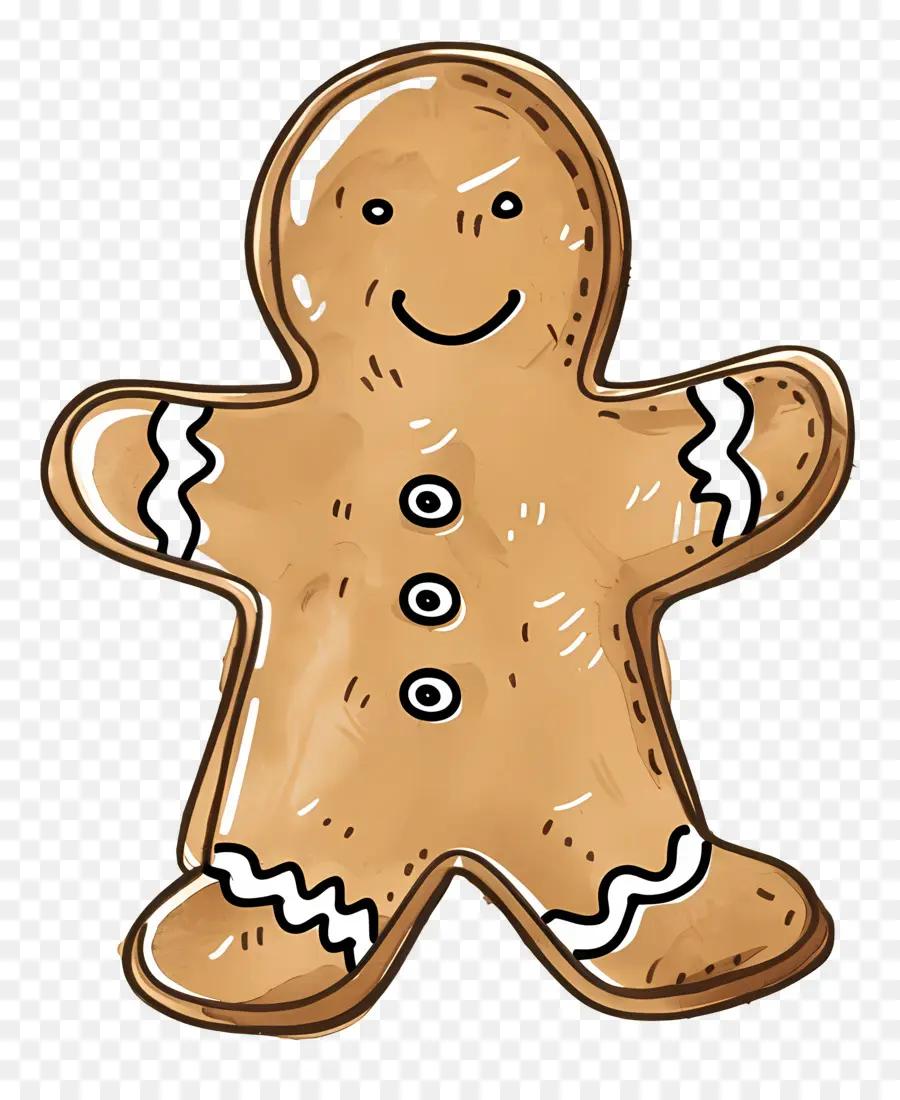 Cookie Gingerbread Natal，Manusia Kue Jahe PNG