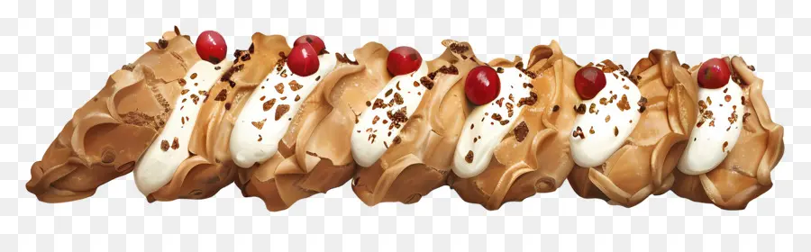 Cannoli，Kue PNG