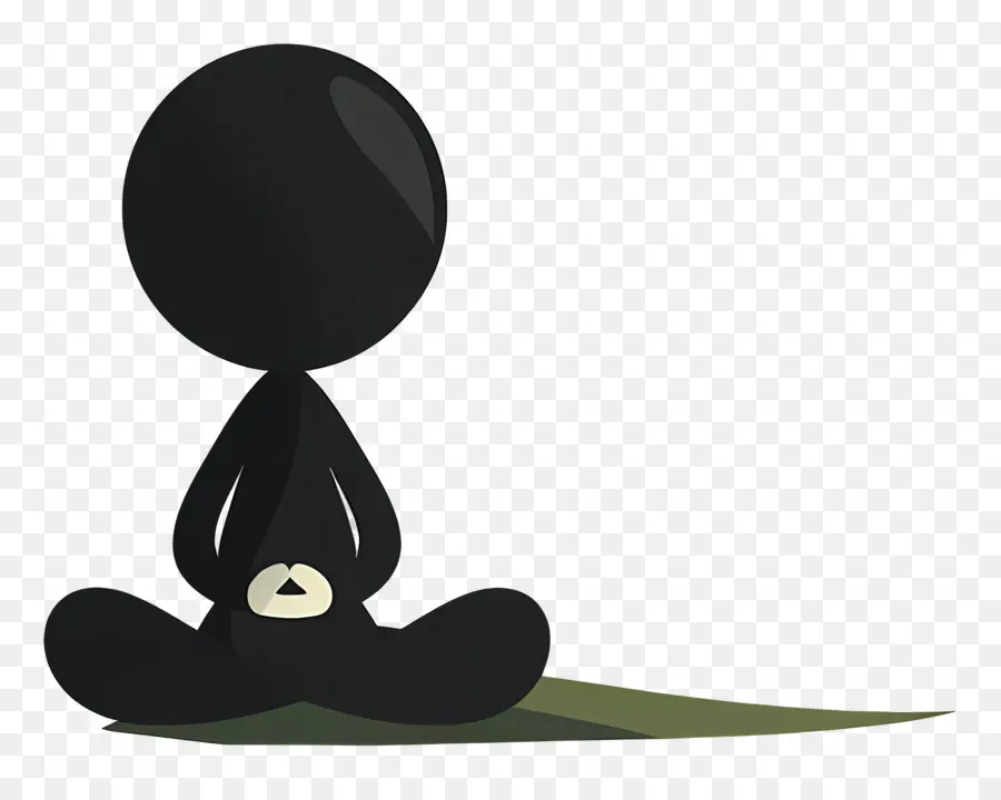 Stick Figure Meditasi，Meditasi PNG