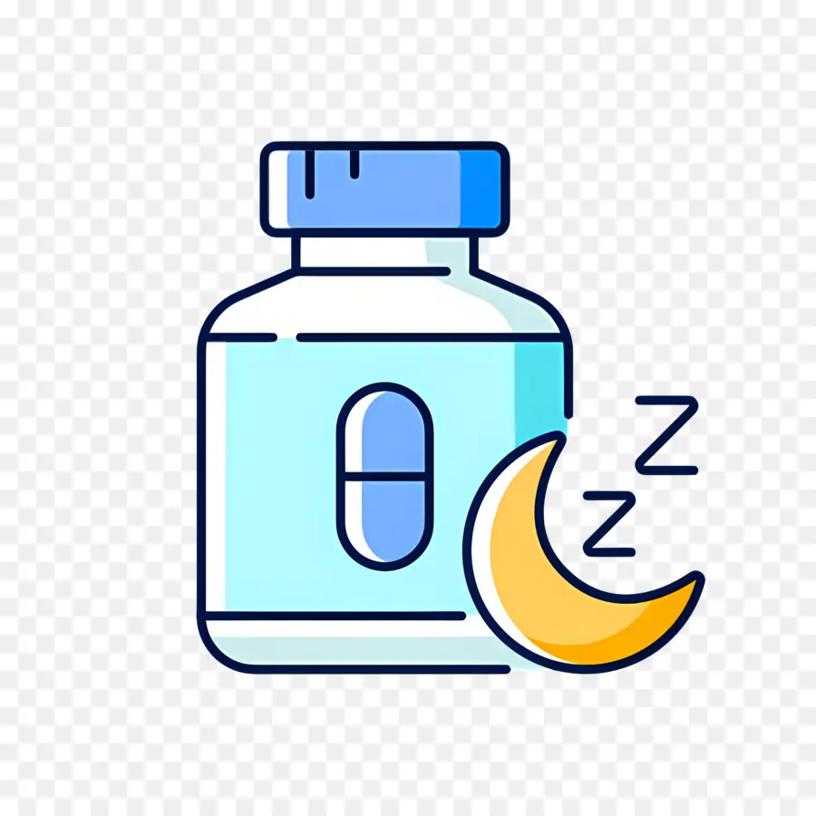 Pil Tidur，Botol Obat PNG