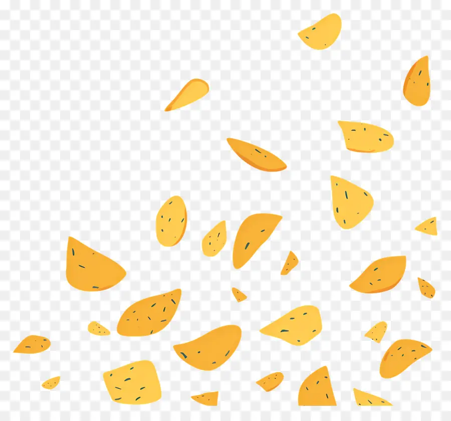 Kuning Chip，Makanan Ringan PNG