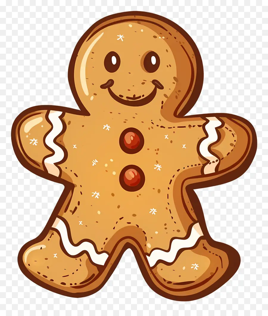 Cookie Gingerbread Natal，Manusia Kue Jahe PNG