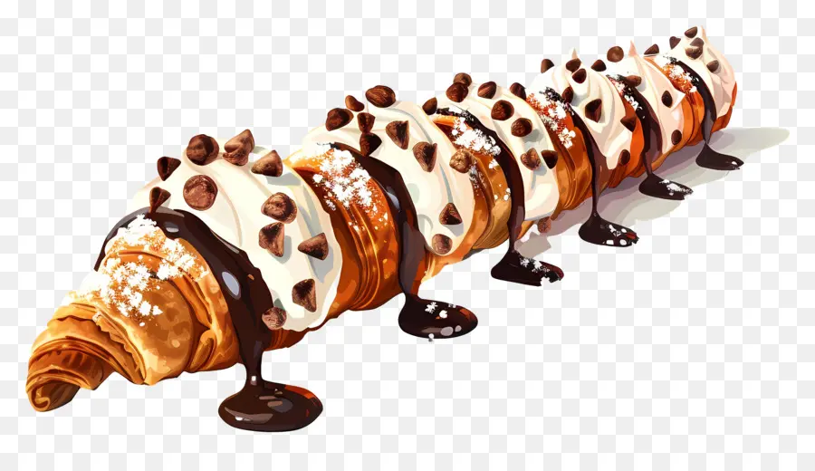 Cannoli，Kue PNG