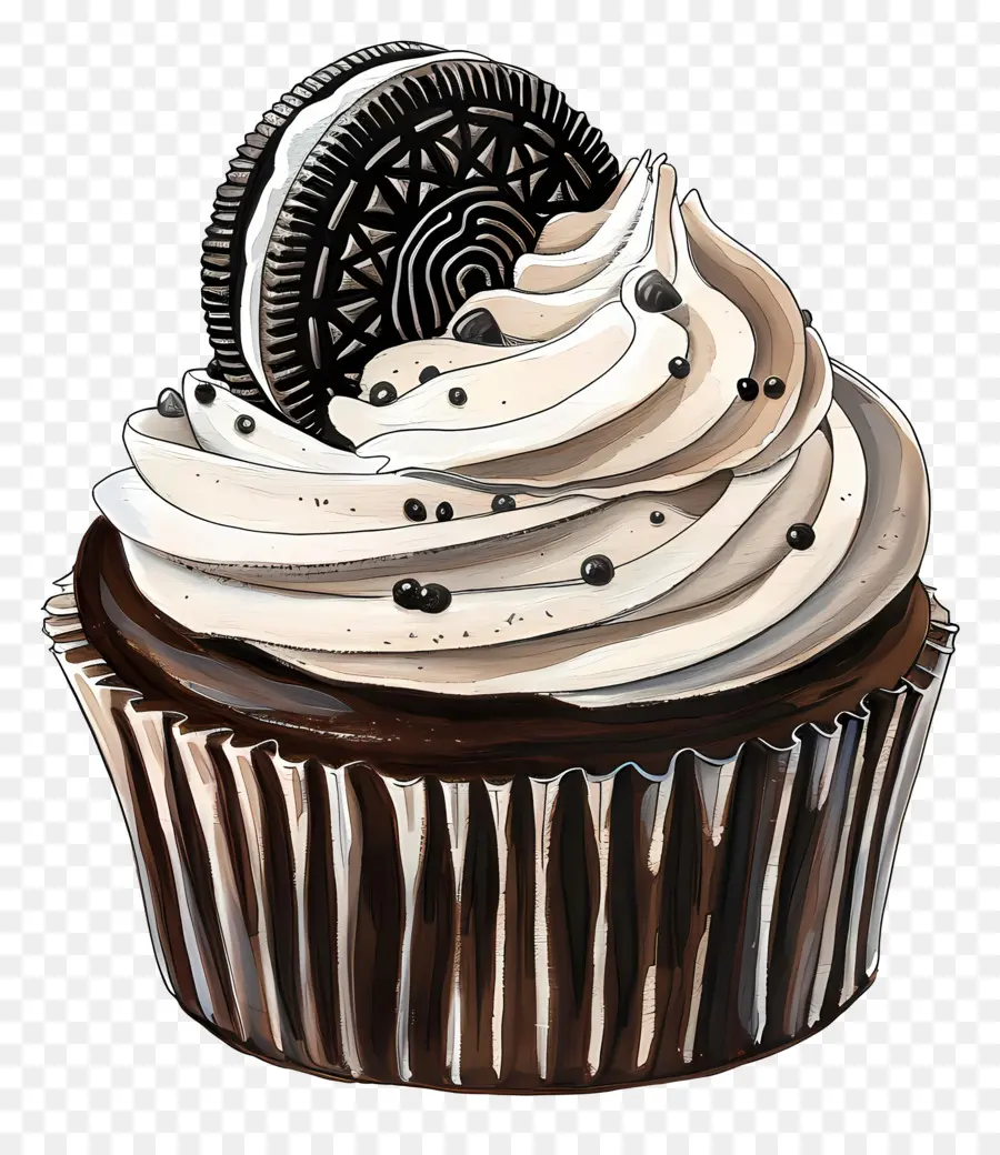 Kue Oreo，Kue Mangkuk Dengan Oreo PNG