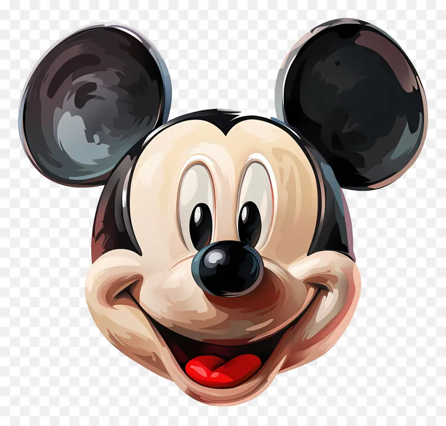 Kepala Mickey Mouse，Miki Tikus PNG