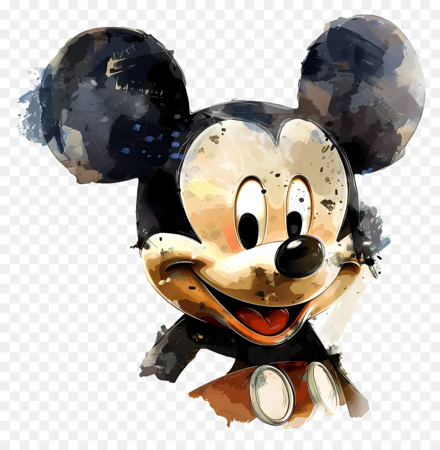 Kepala Mickey Mouse，Miki Tikus PNG