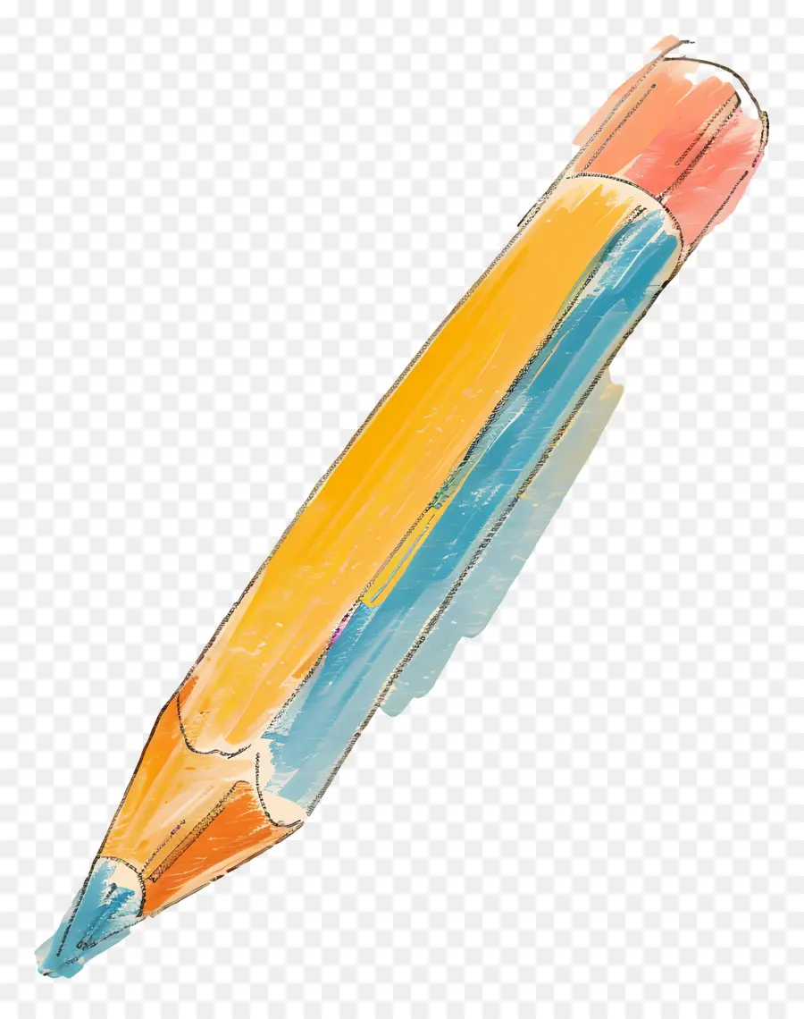 Pensil，Pensil Berwarna Warni PNG