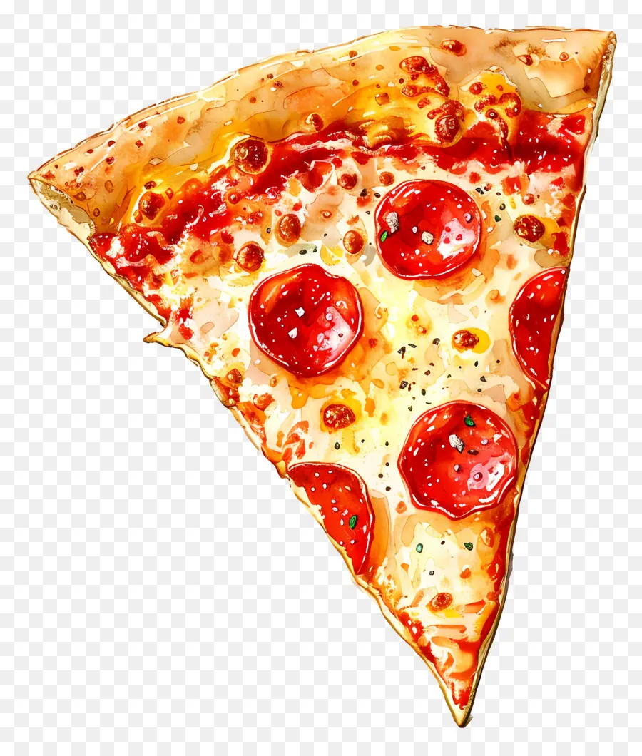 Sepotong Pizza，Pepperoni Pizza Slice PNG