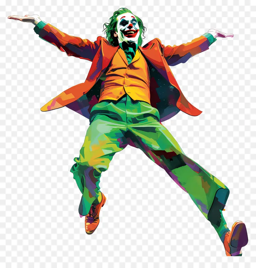 Joker，Badut Berwarna Warni PNG