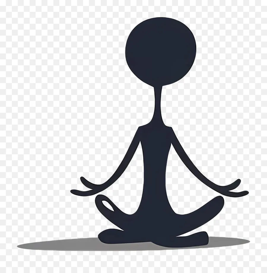 Stick Figure Meditasi，Angka Meditasi PNG