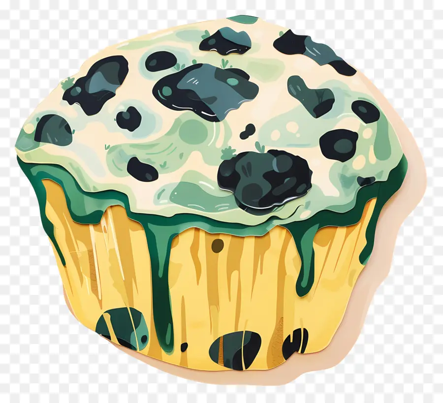 Muffin，Cupcake Berjamur PNG