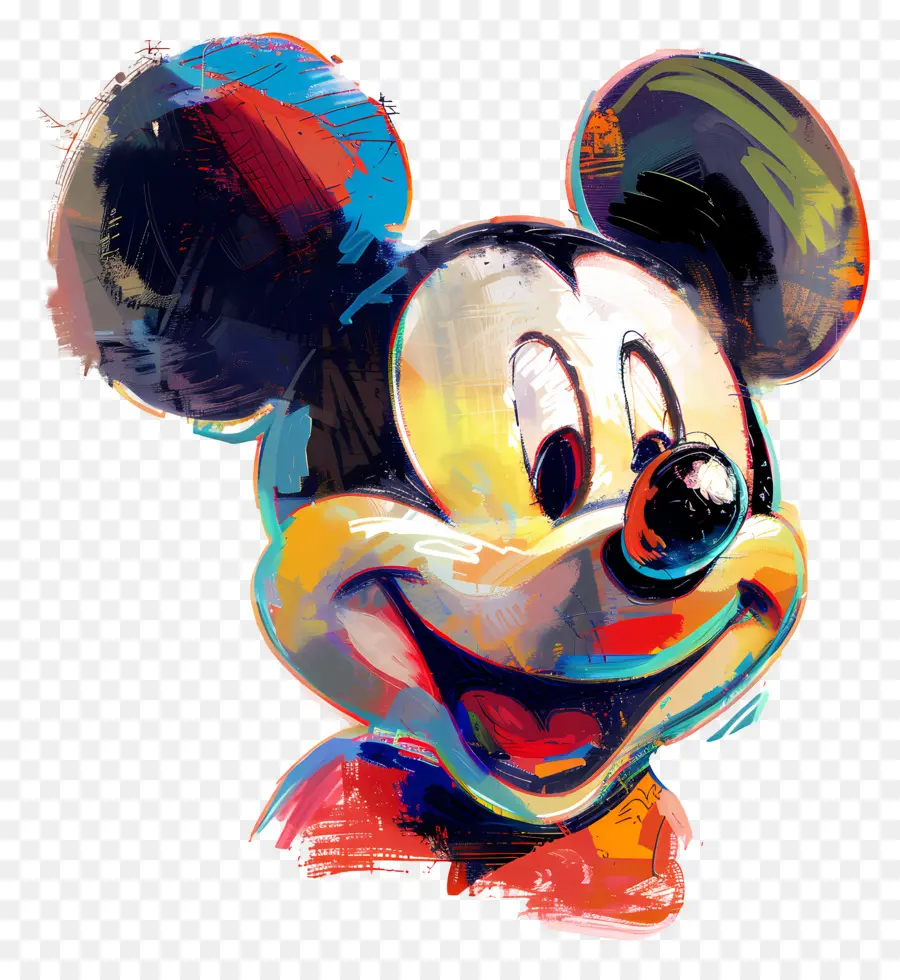 Kepala Mickey Mouse，Miki Tikus PNG