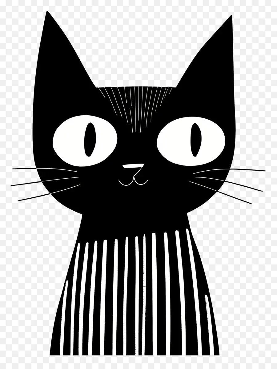 Kuromi，Kucing Hitam Siluet PNG