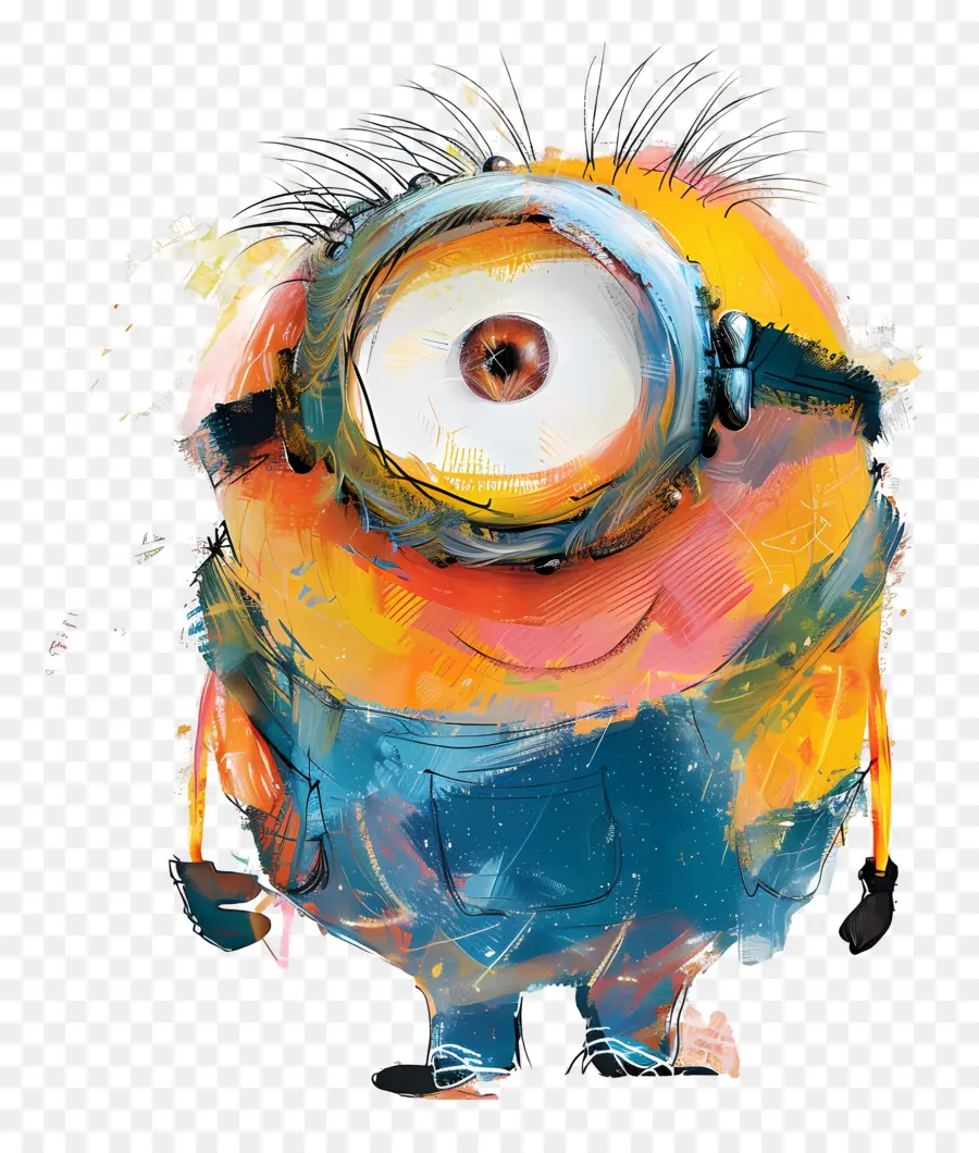 Despicable Me Minion，Minion Berwarna  Warni PNG