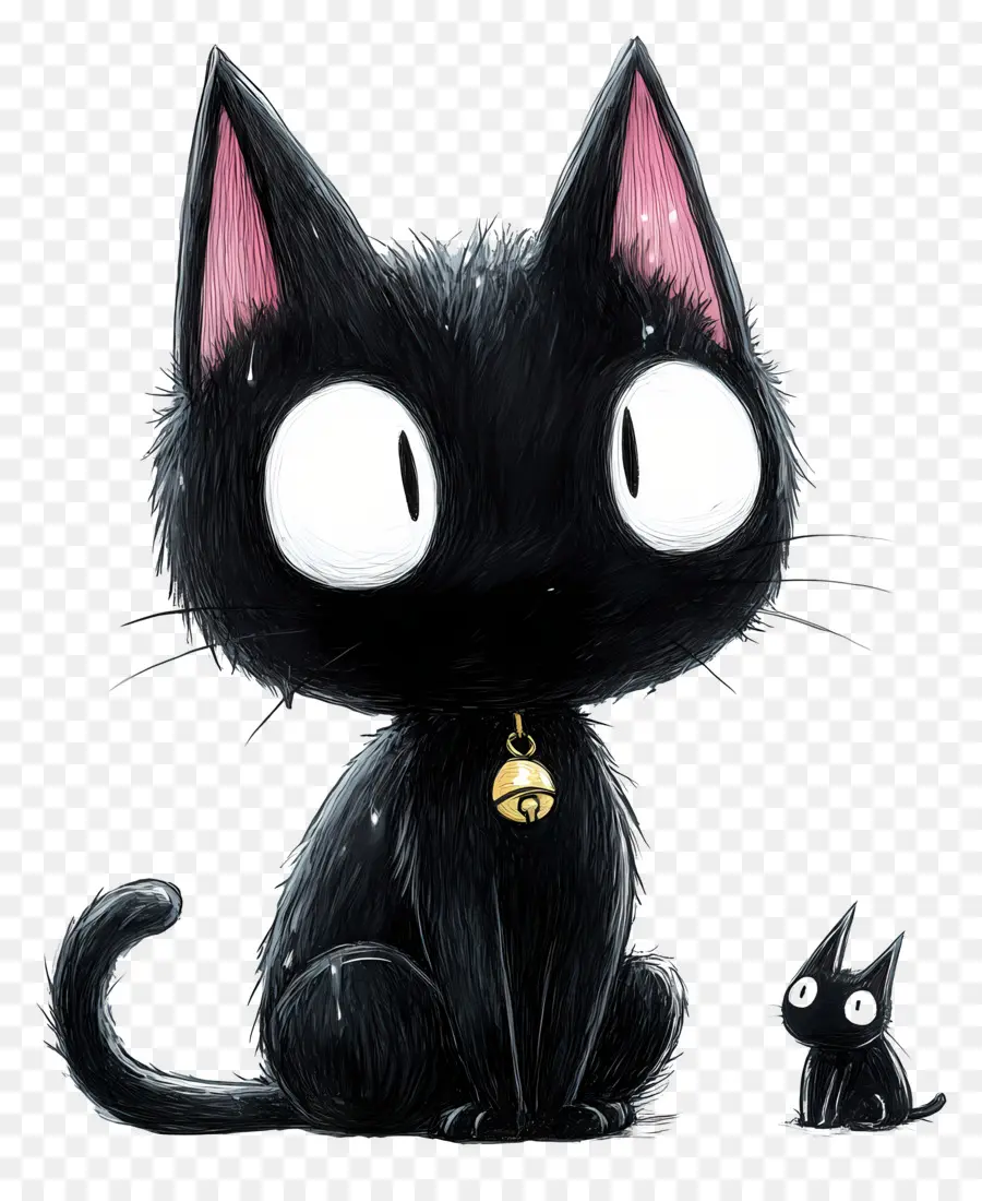 Kuromi，Kucing Hitam PNG