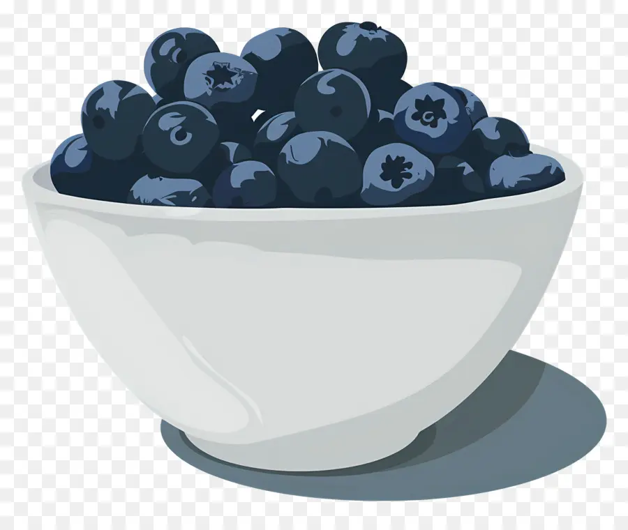 Semangkuk Blueberry，Blueberry PNG