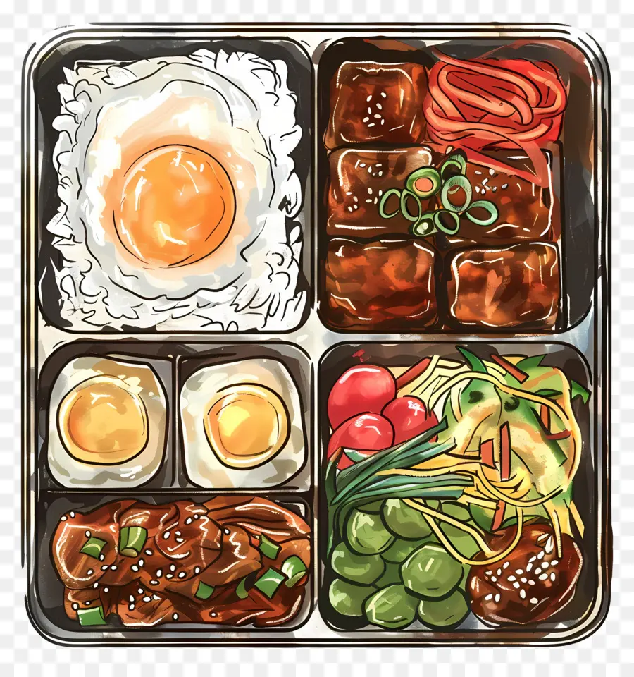 Bento，Kotak Bento PNG