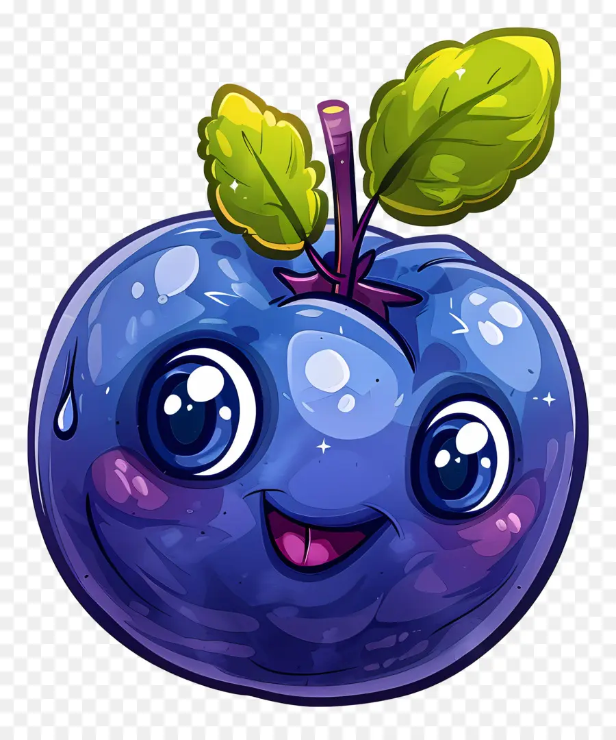 Blueberry，Blueberry Kartun PNG