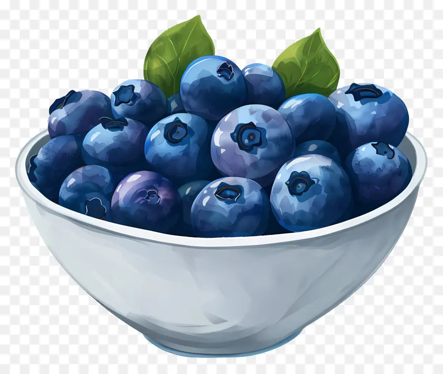 Semangkuk Blueberry，Blueberry PNG