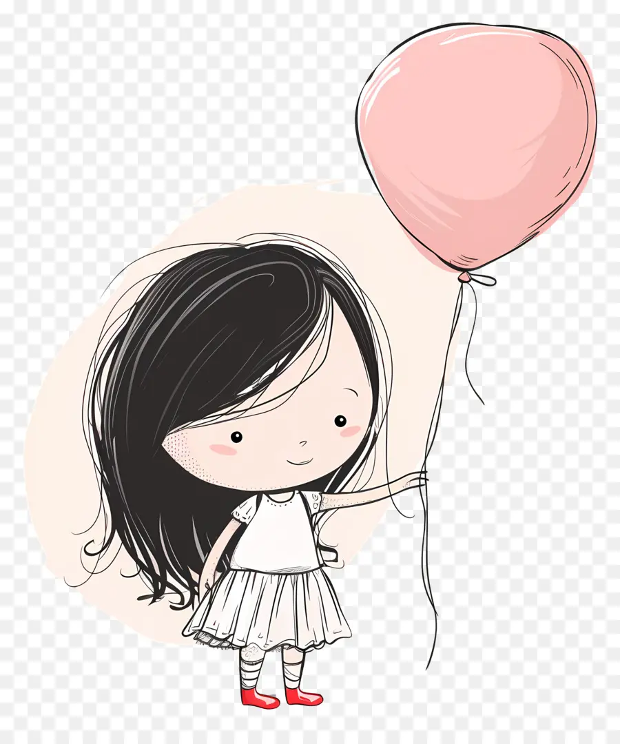 Gadis Kecil，Gadis Dengan Balon PNG