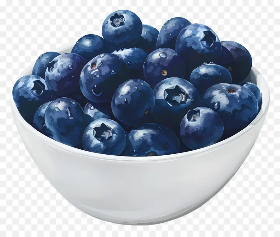 Semangkuk Blueberry，Blueberry PNG