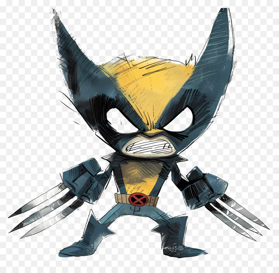 Wolverine，Kartun Wolverine PNG