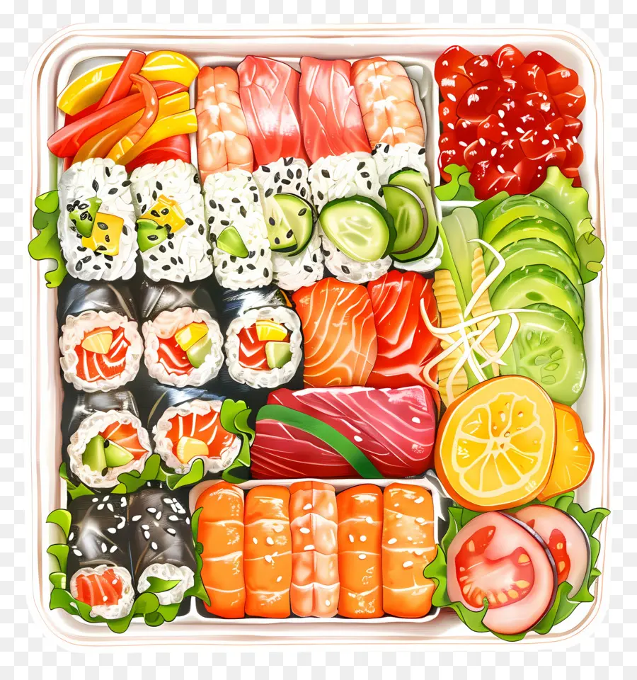 Bento，Sushi Kotak PNG