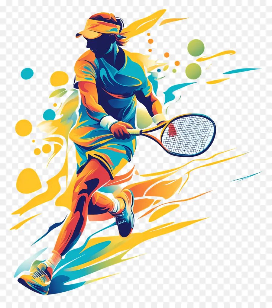 Sportivitas，Pemain Tenis PNG