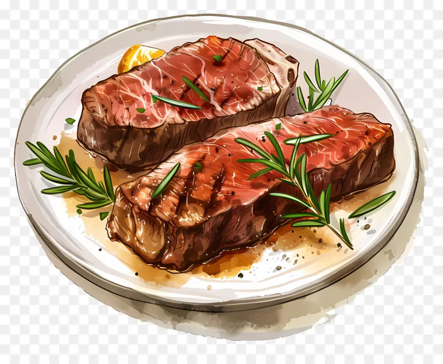 Steak，Steak Panggang PNG