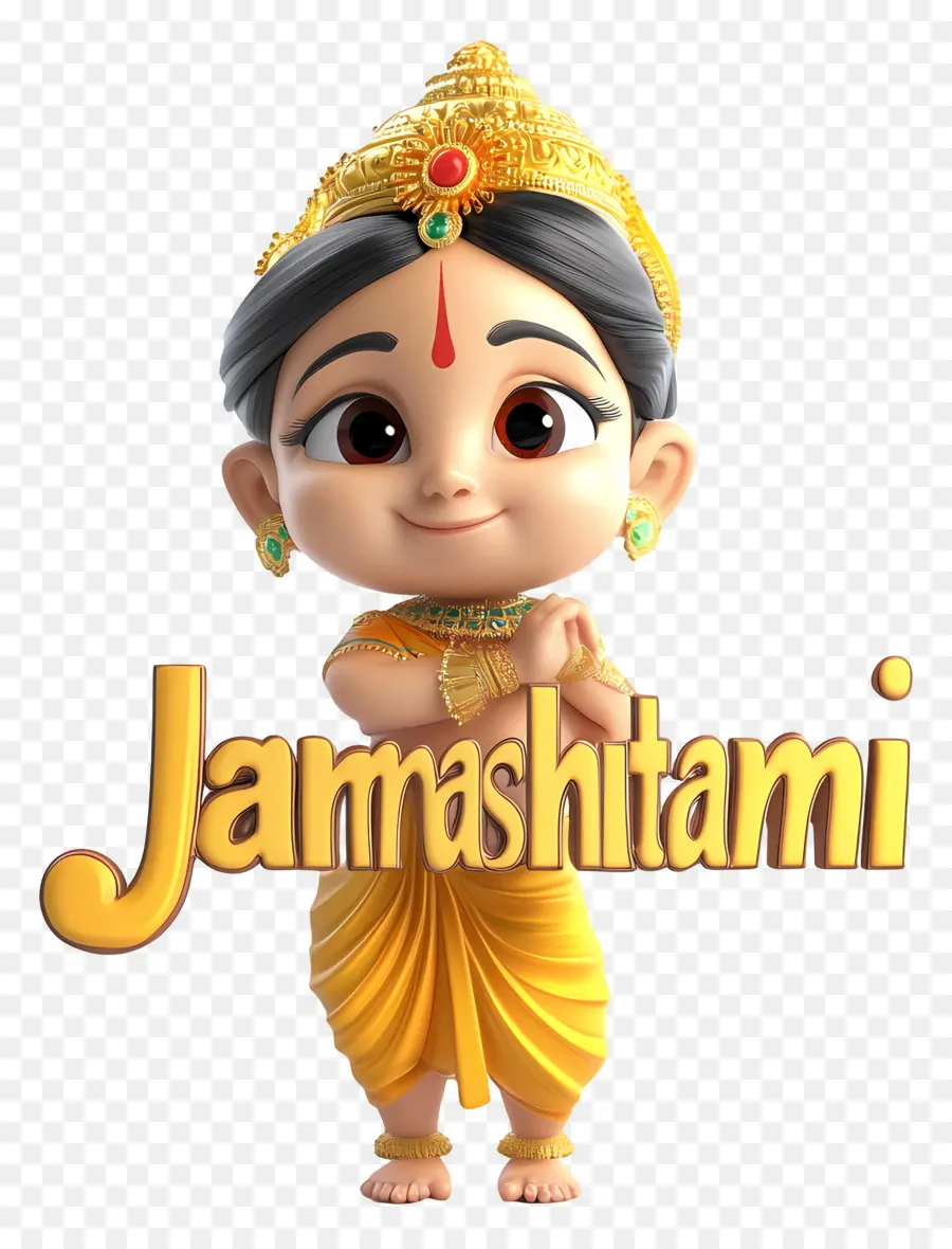 Janmashtami，Karakter Kartun PNG