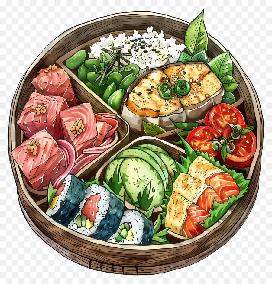 Bento，Kotak Bento PNG