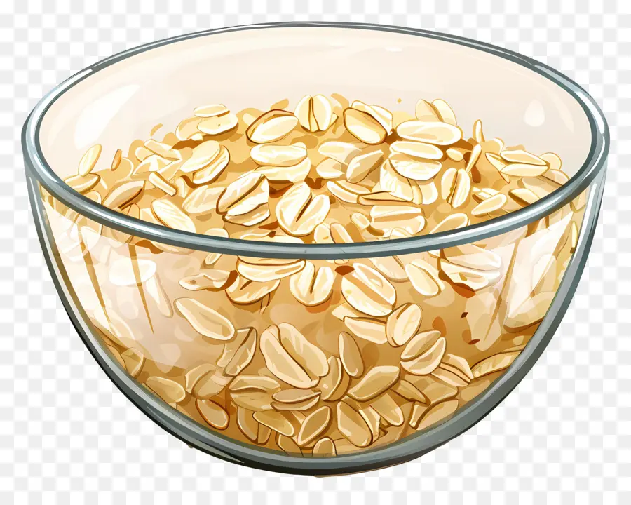 Semangkuk Oatmeal，Gandum PNG