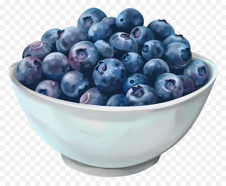 Semangkuk Blueberry，Blueberry PNG