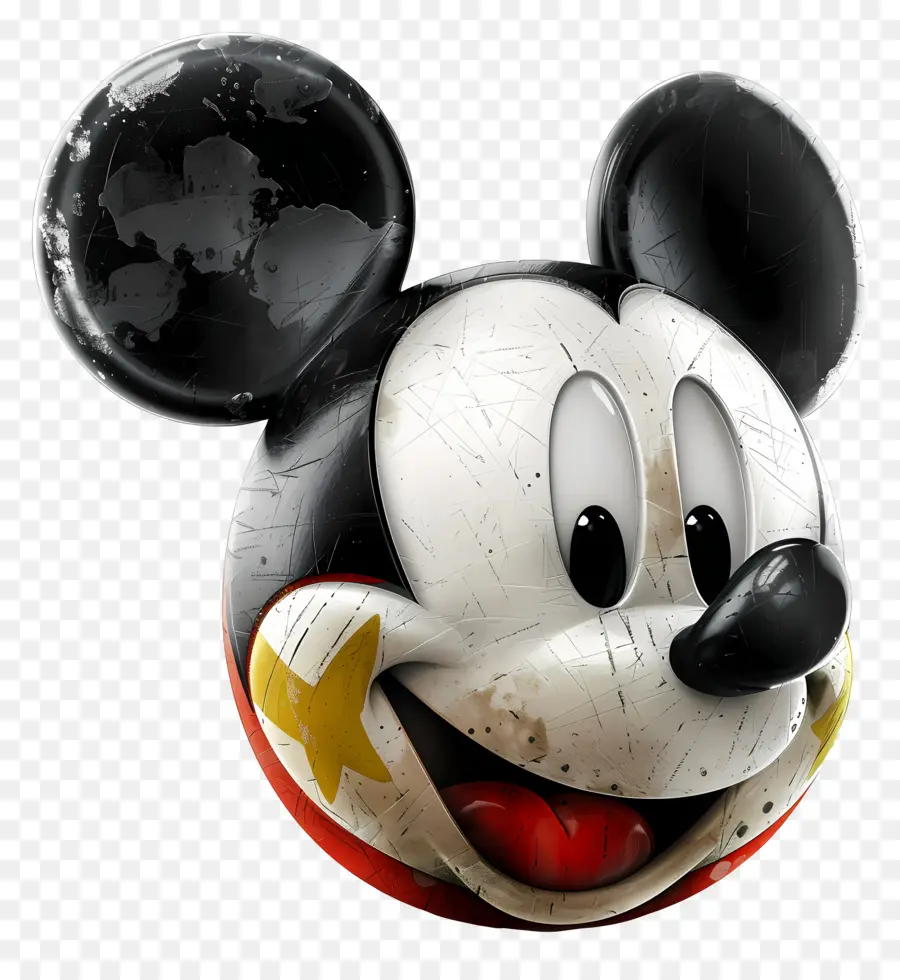 Kepala Mickey Mouse，Miki Tikus PNG