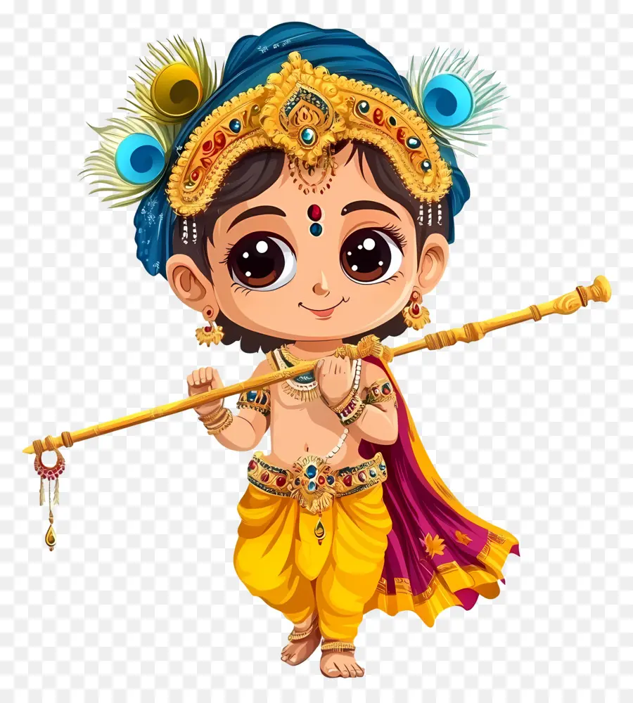 Janmashtami，Krishna Yang Lucu PNG