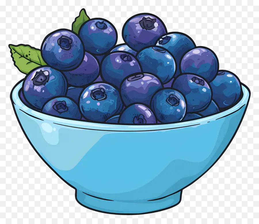 Semangkuk Blueberry，Blueberry PNG