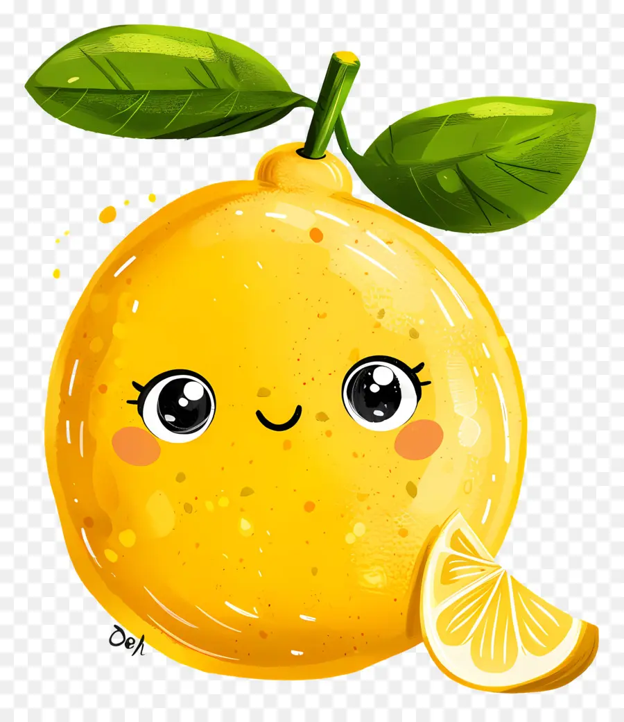 Jeruk Nipis，Lemon Yang Lucu PNG