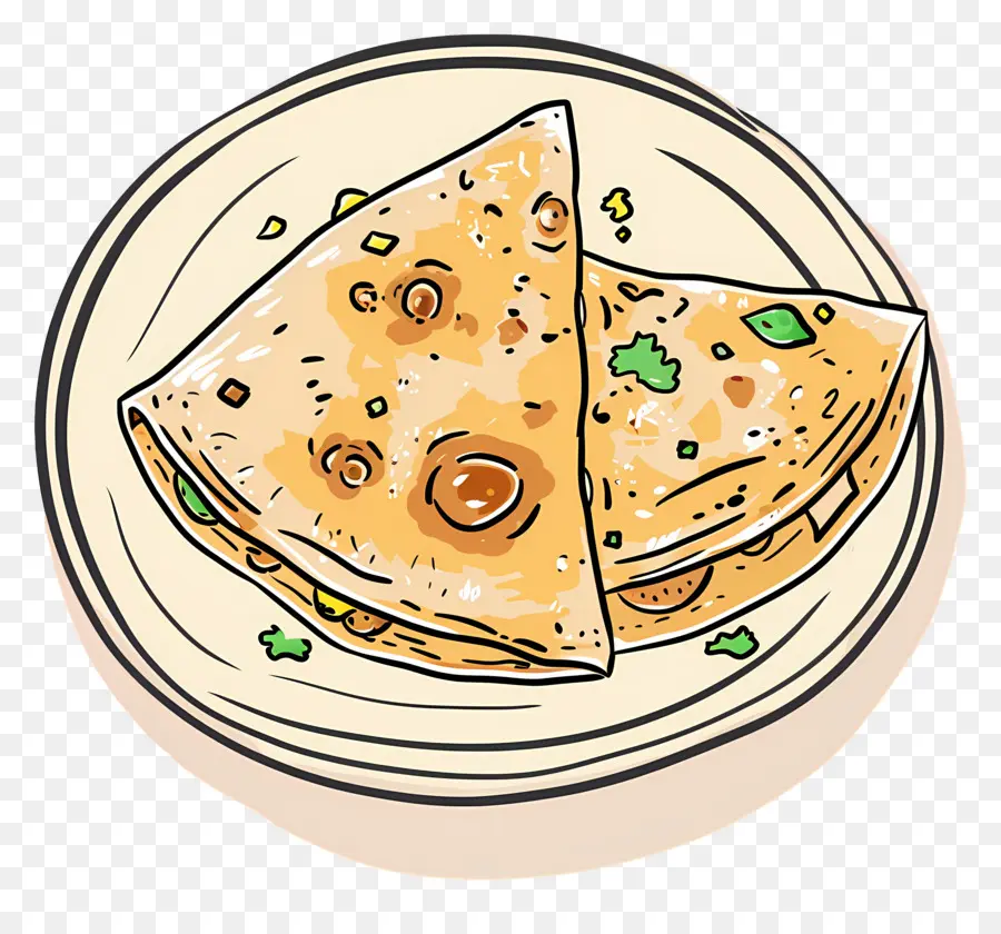 Aloo Paratha，Boneka Paratha PNG