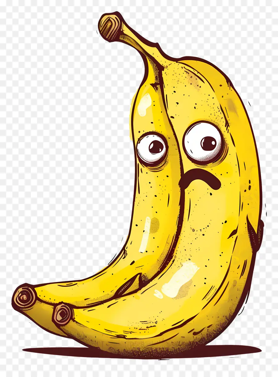 Banan，Kartun Pisang PNG