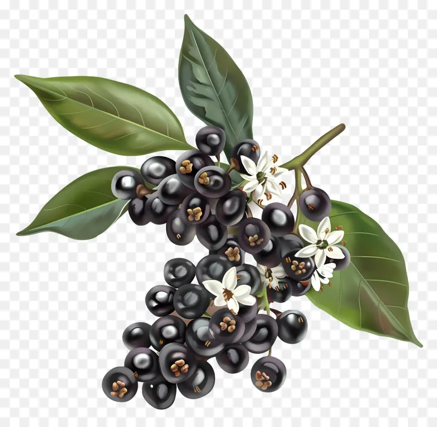 Lada Hitam，Berry Hitam PNG