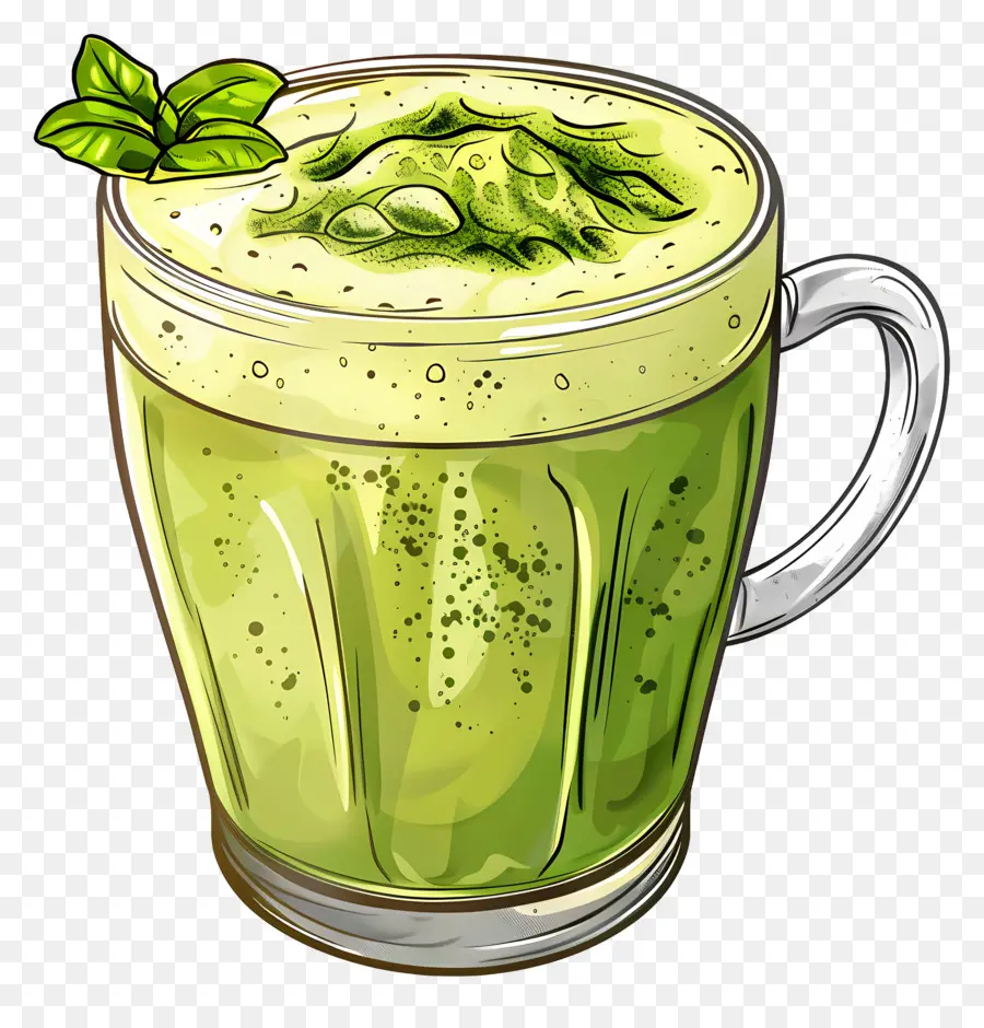 Minum Matcha，Smoothie PNG