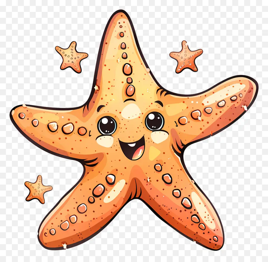 Kartun Starfish，Bintang Laut PNG