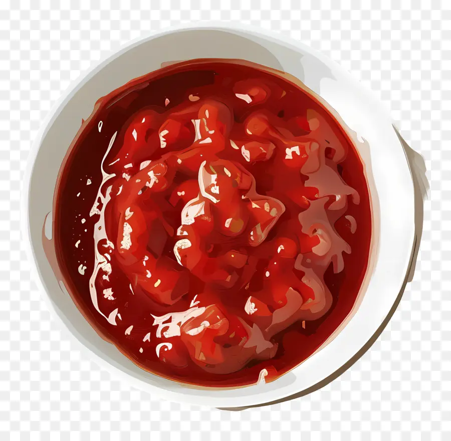 Saus Marinara，Mangkuk Saus Tomat PNG