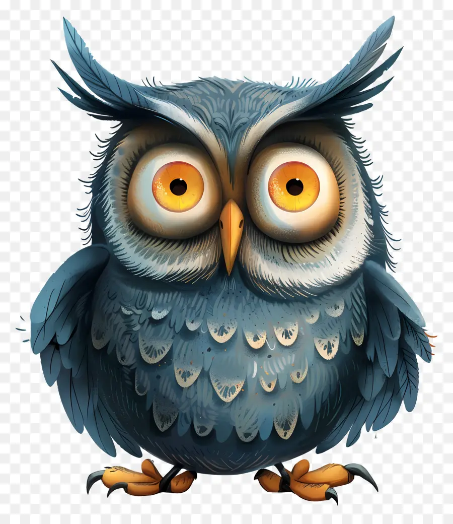 Kartun Owl，Warna Warni Burung Hantu PNG