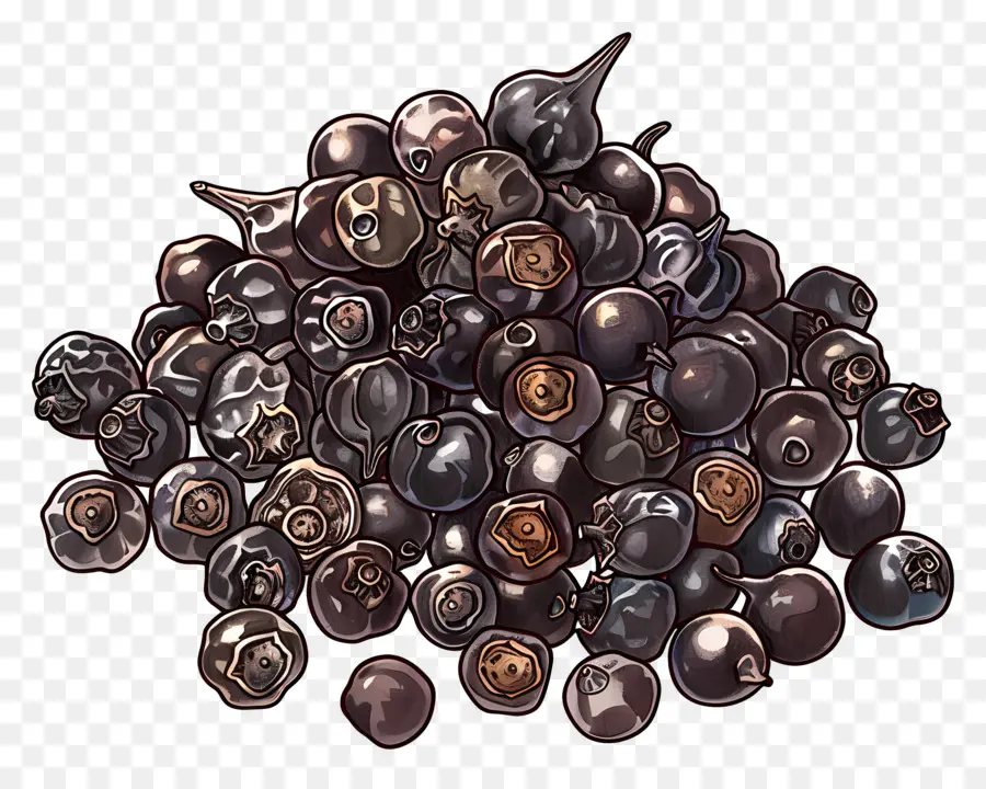 Lada Hitam，Juniper Berry PNG