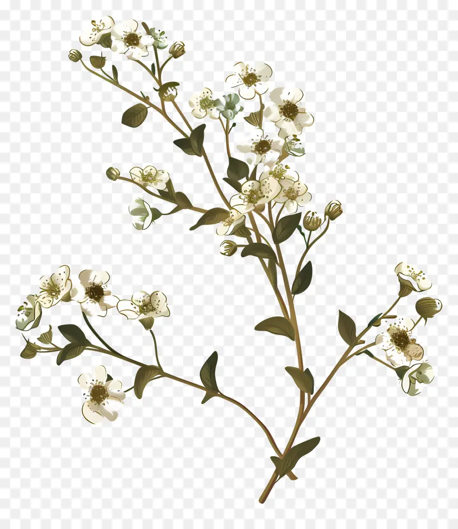 Manis Alyssum，Cabang Bunga PNG